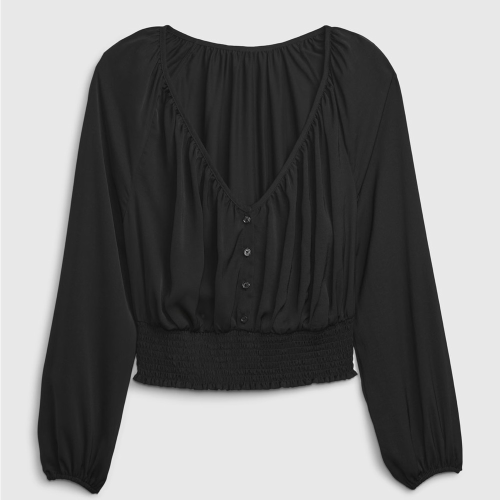 Brand New With Tag Black - GAP shirt, blouse, size Medium.
